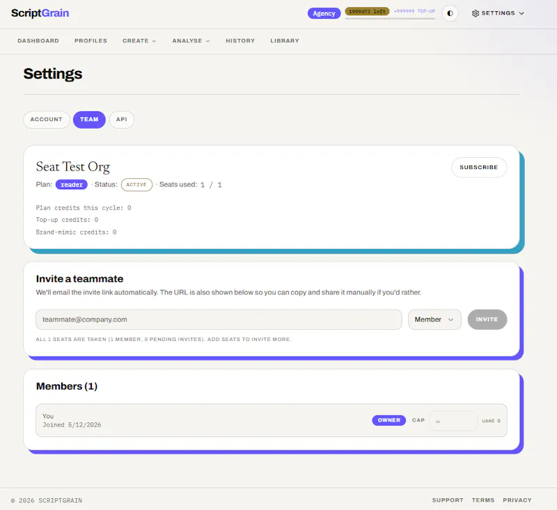 ScriptGrain - Write like you, at scale screenshot 11