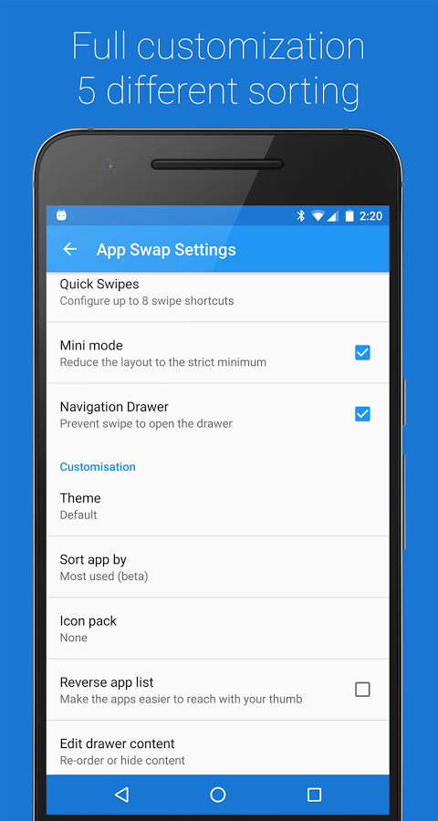 App Swap Drawer for Android (and Chromebook Flip) gallery image