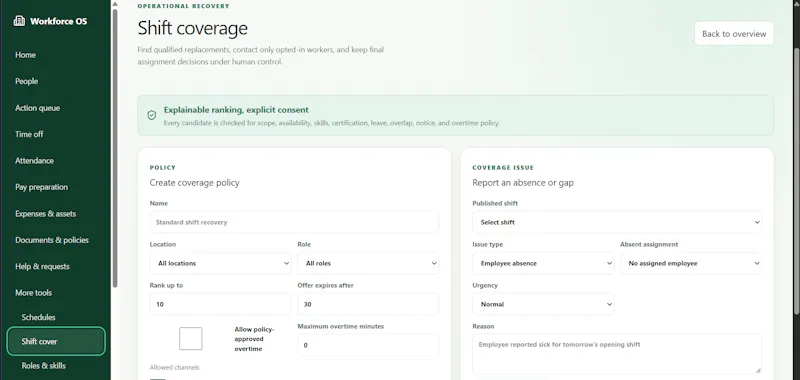 Workforce OS screenshot 5