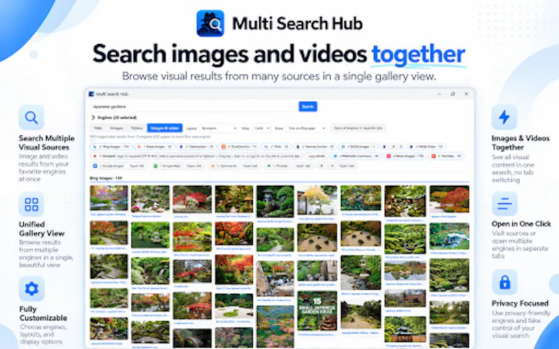 Multi Search Hub screenshot 3