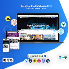 Plataforma EventMie Pro totalmente carregada v2.0