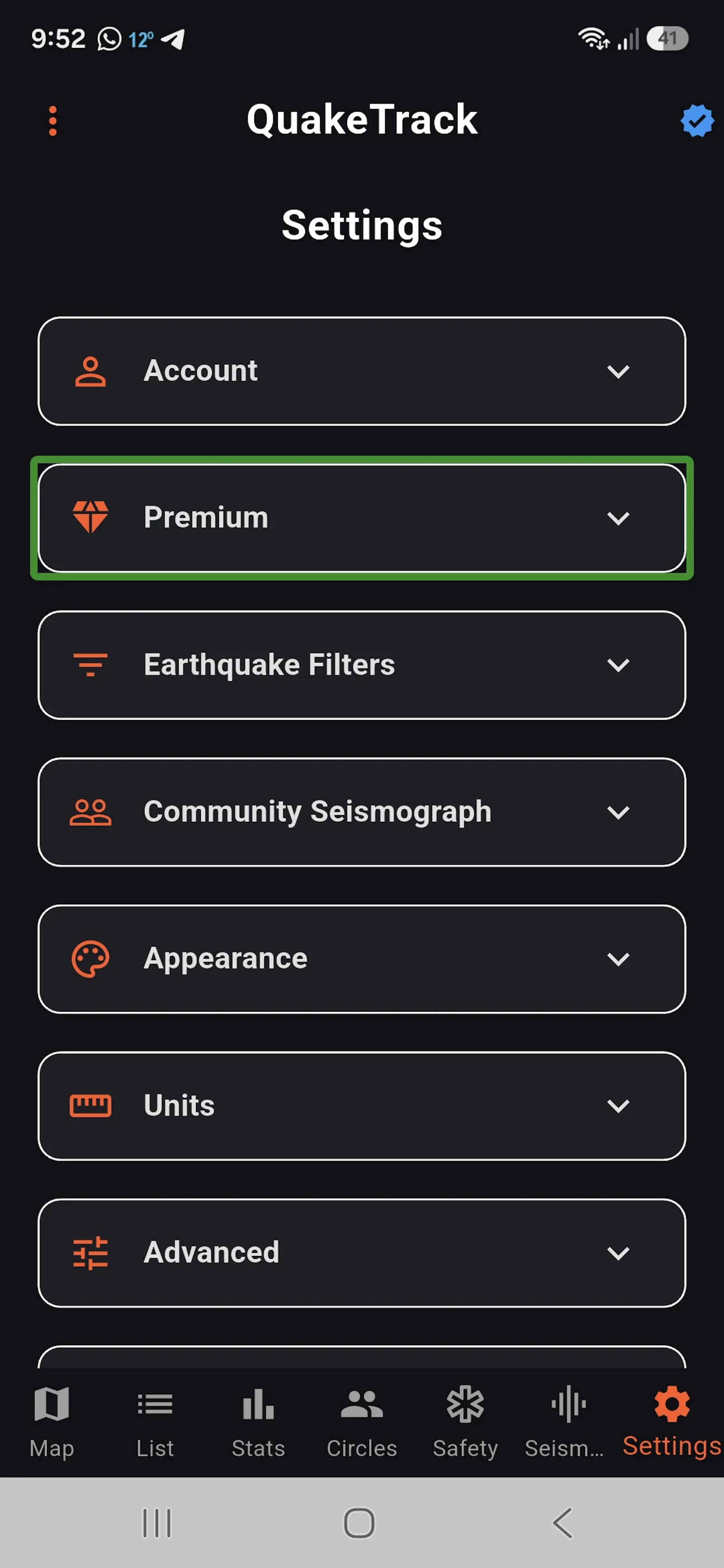 Introducing QuakeTrack! screenshot 2