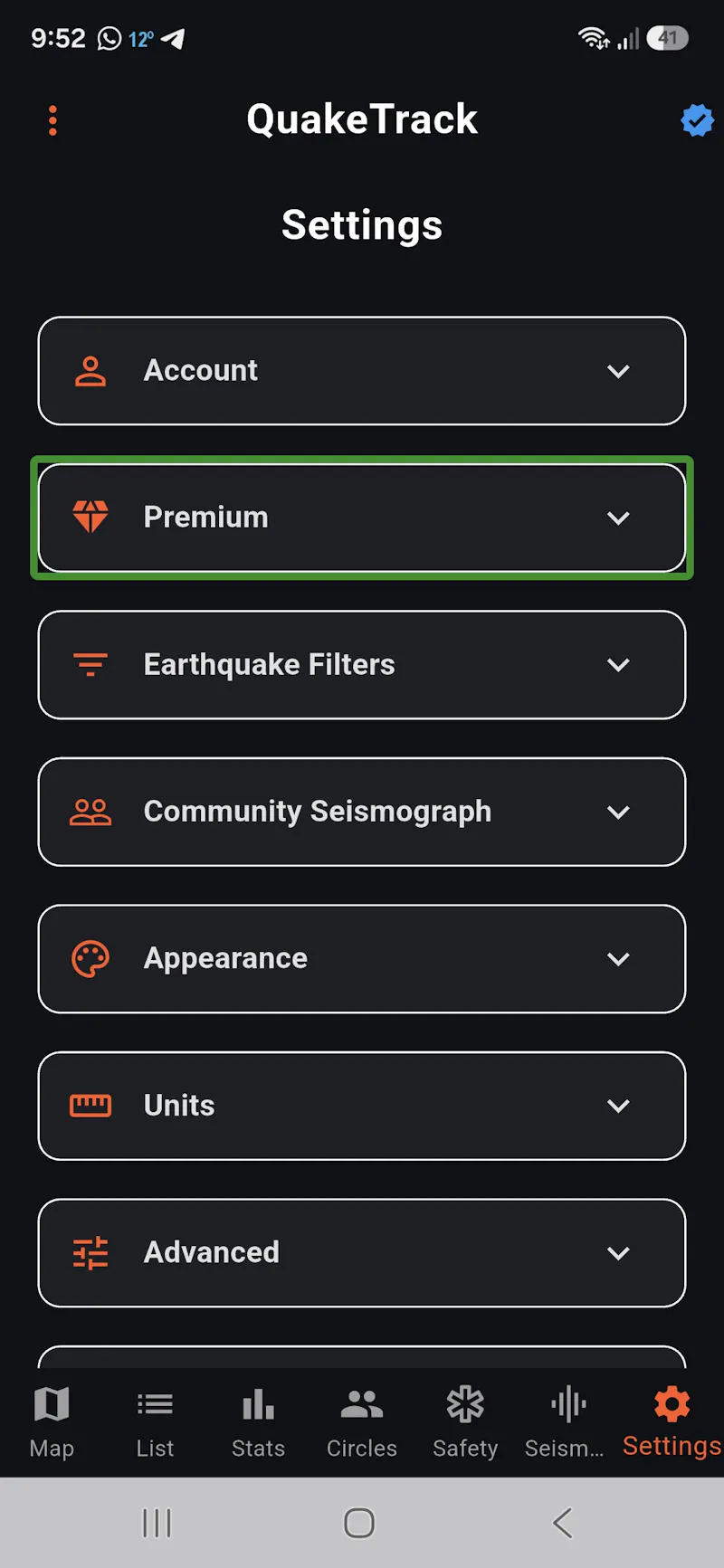 Introducing QuakeTrack! screenshot 2
