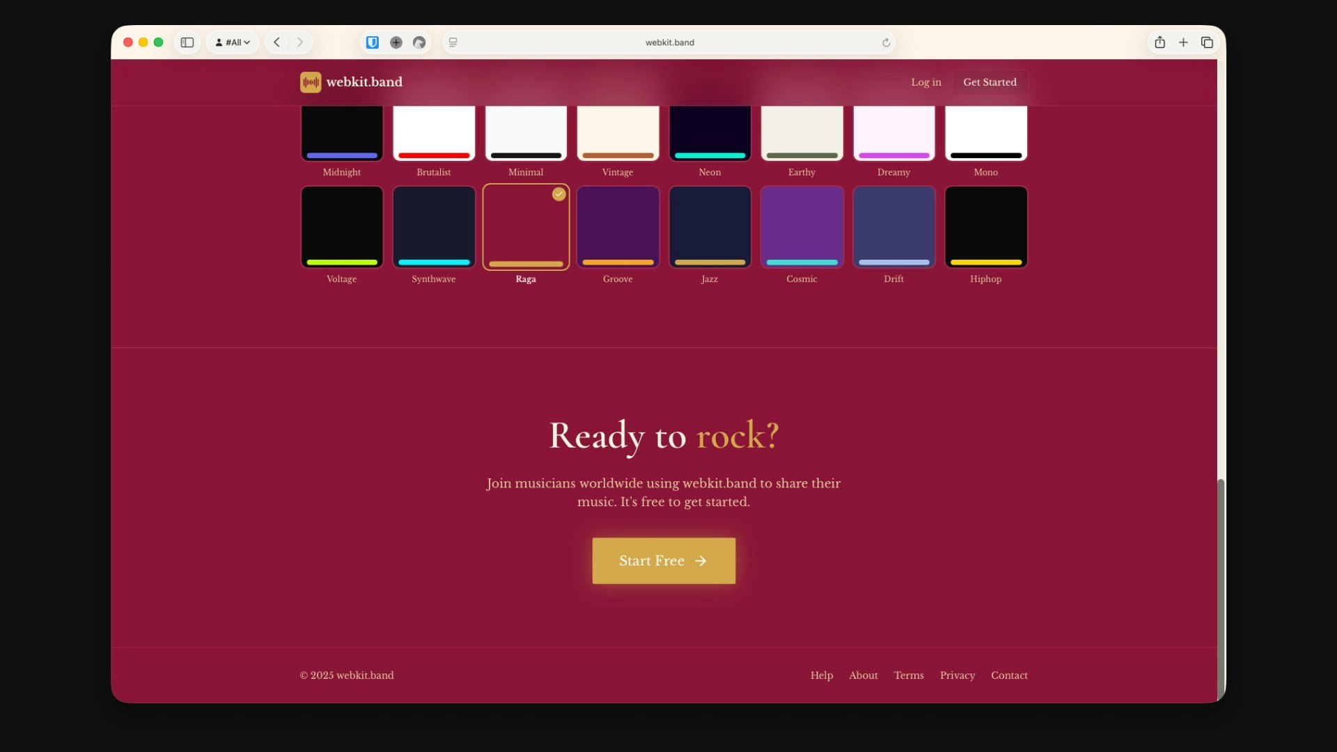 webkit.band gallery image