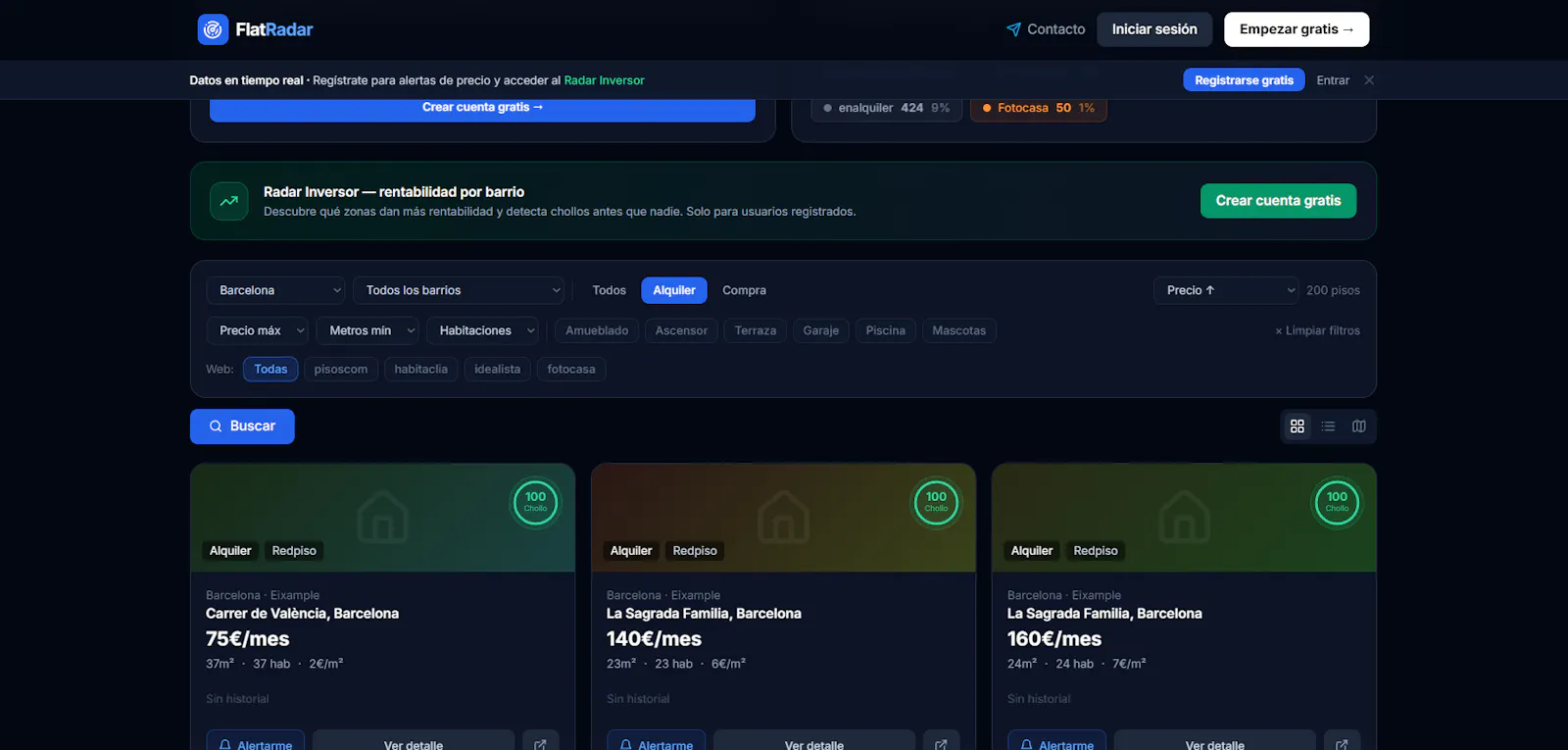 FlatRadar screenshot 2