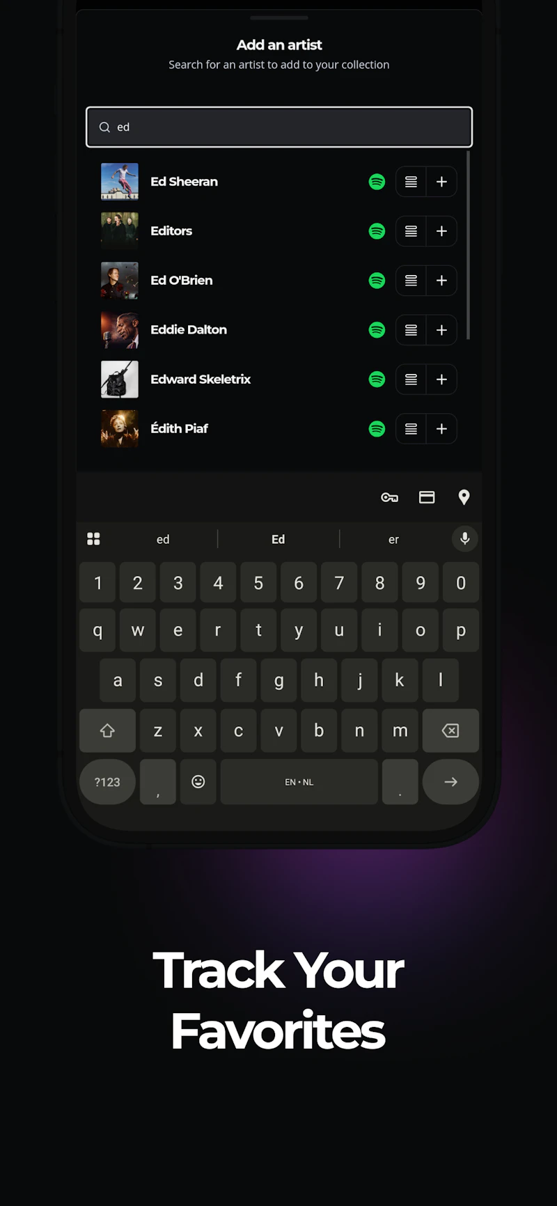 Tune Tracker screenshot 2