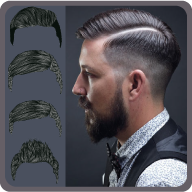 Man Hair Salon Photo Editor