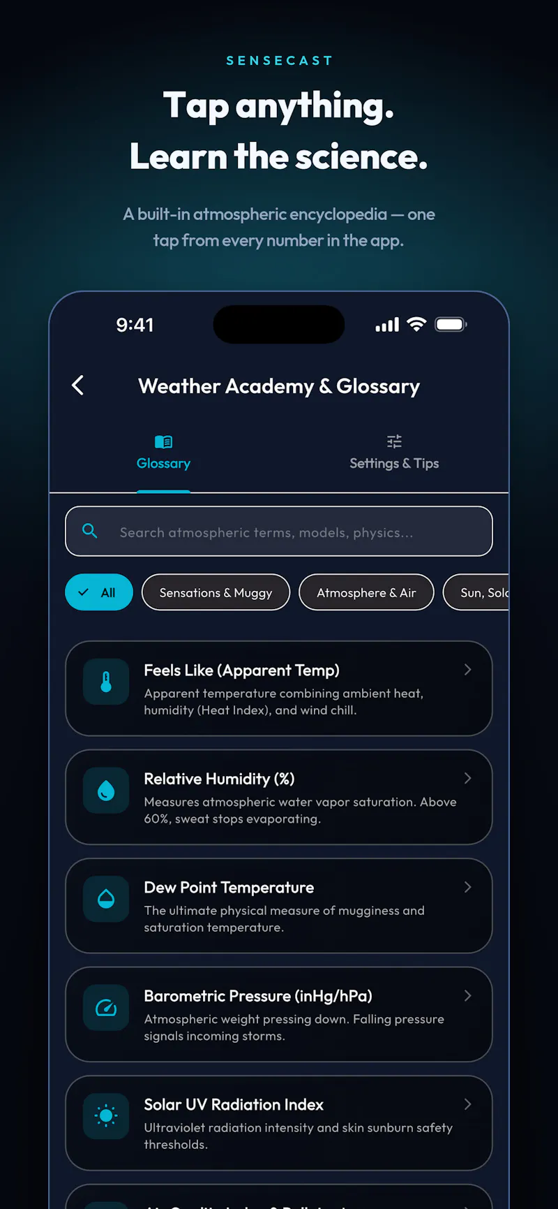 Sensecast screenshot 6