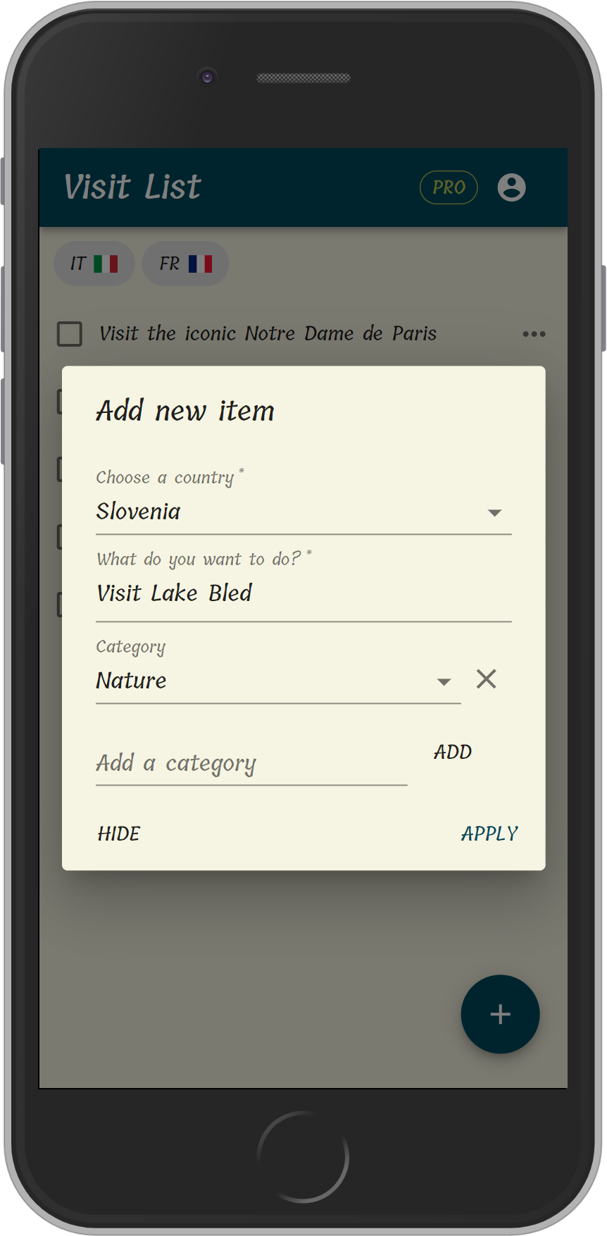 Visit List gallery image
