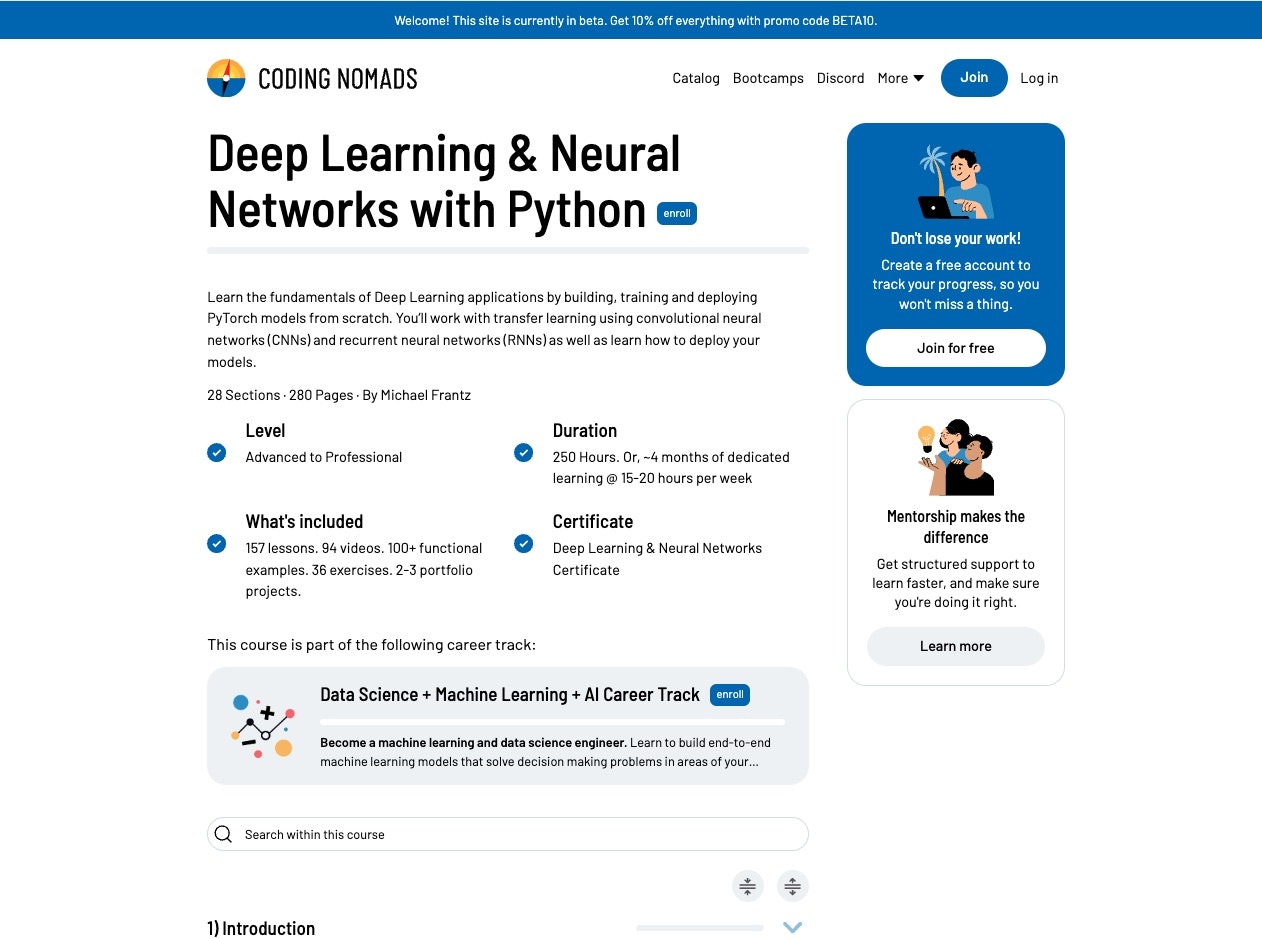 CodingNomads gallery image