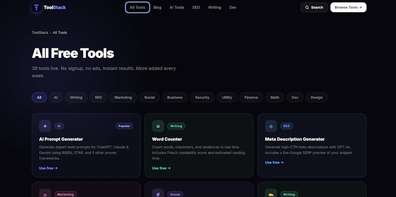ToolStack screenshot 5