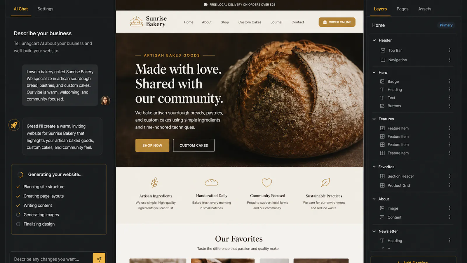 Snagcart screenshot 4