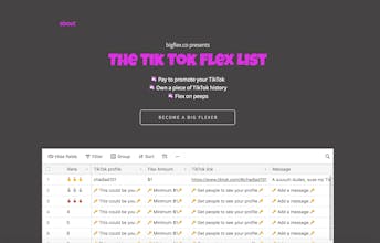 The TikTok Flex List gallery image