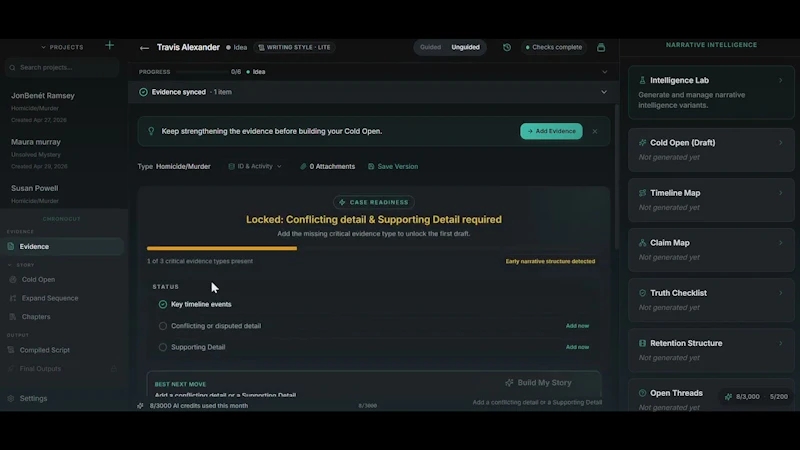 ChronoCut - The Story Engine screenshot 1 (video preview)