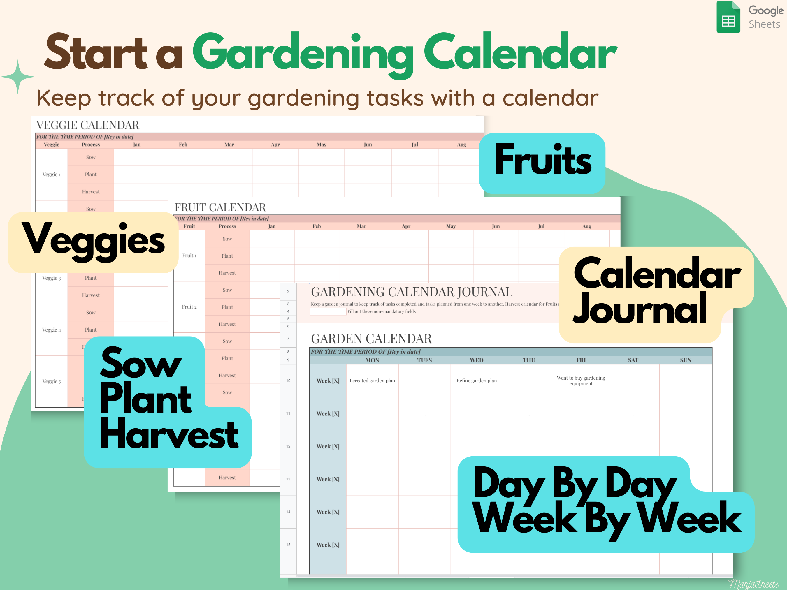 Garden Journal & Planner Google Sheets media 6