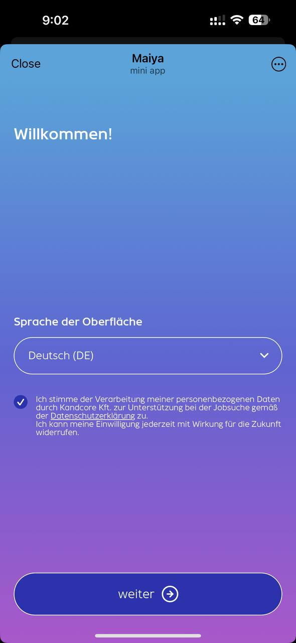 Maiya - Main product screenshot demonstrating key features and user interface