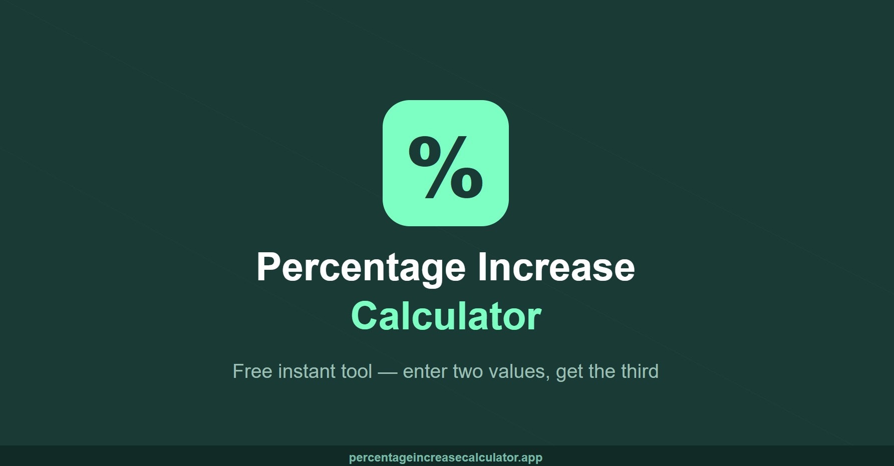 Percentage Increase Calculator gallery image
