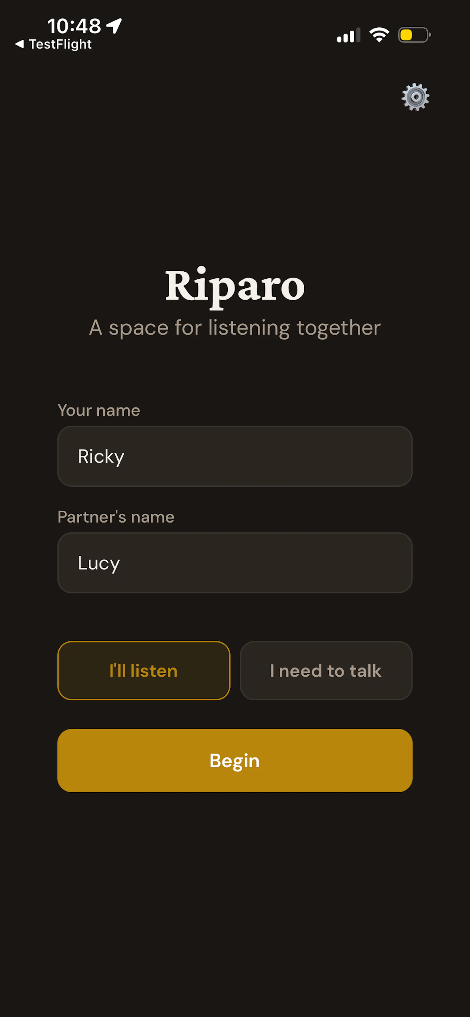 Riparo screenshot 2