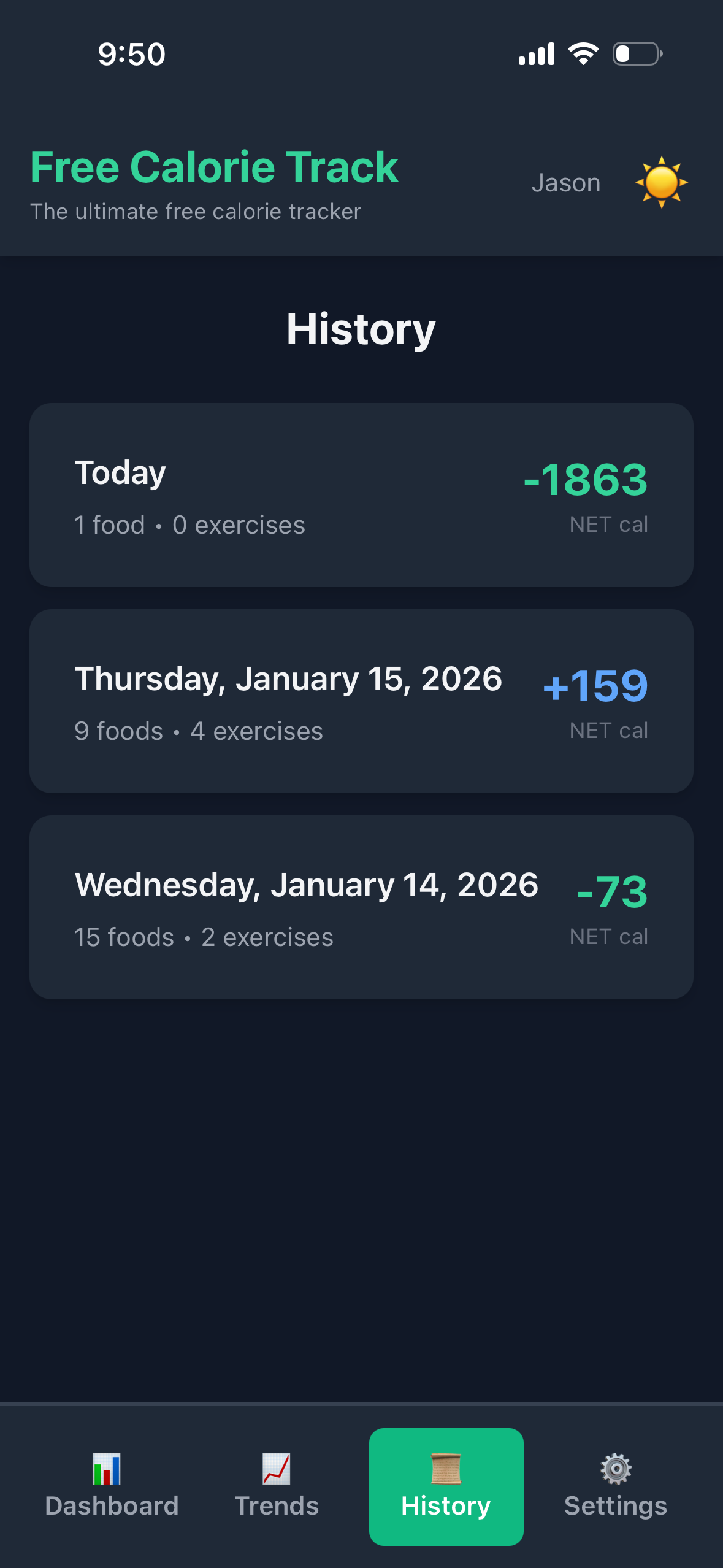 Free Calorie Track gallery image