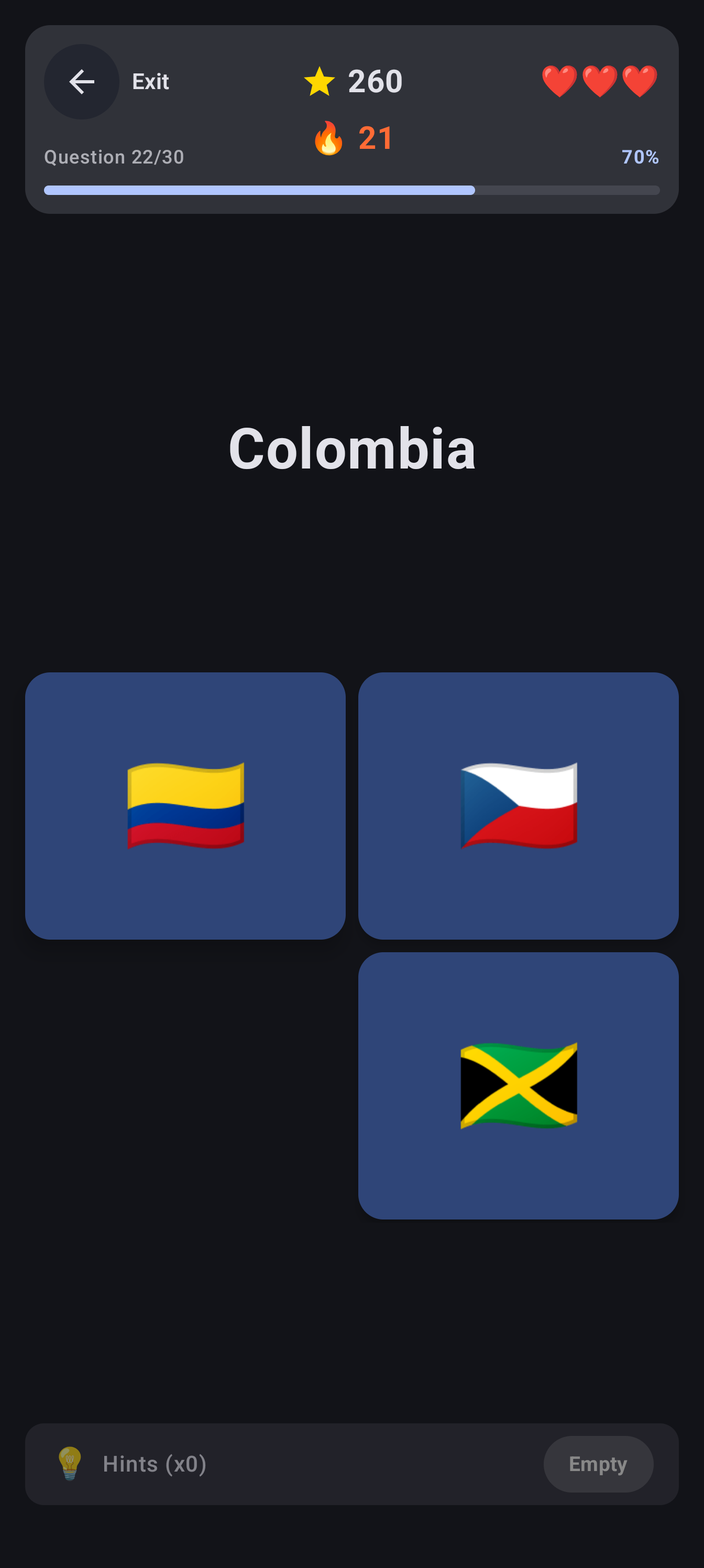 Country Capital Flag - Screenshot 2 showing product features and functionality