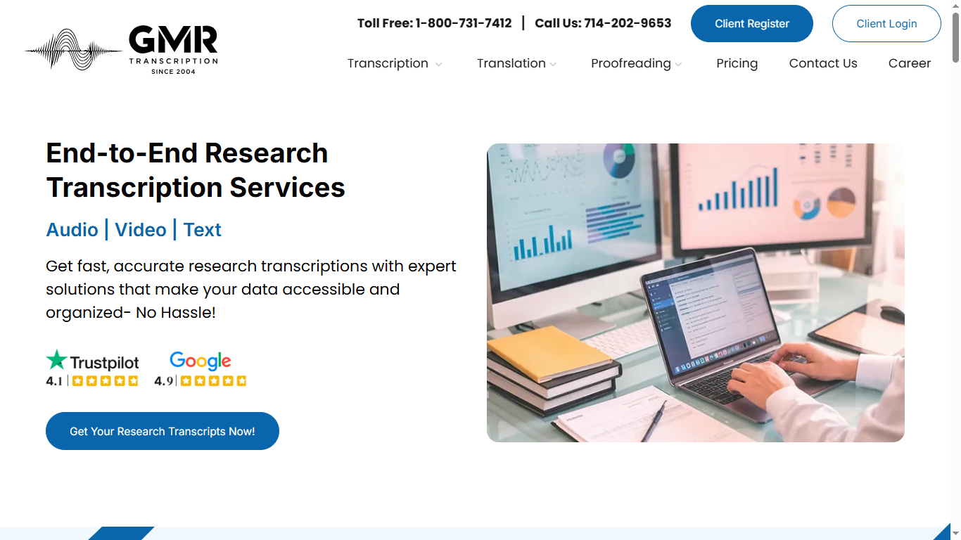 GMR Transcription - Fast & Accurate Transcription, Services You Can Trust media 2
