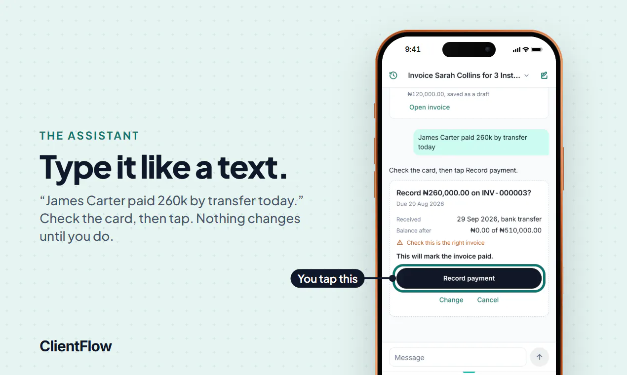 ClientFlow Invoice gallery image