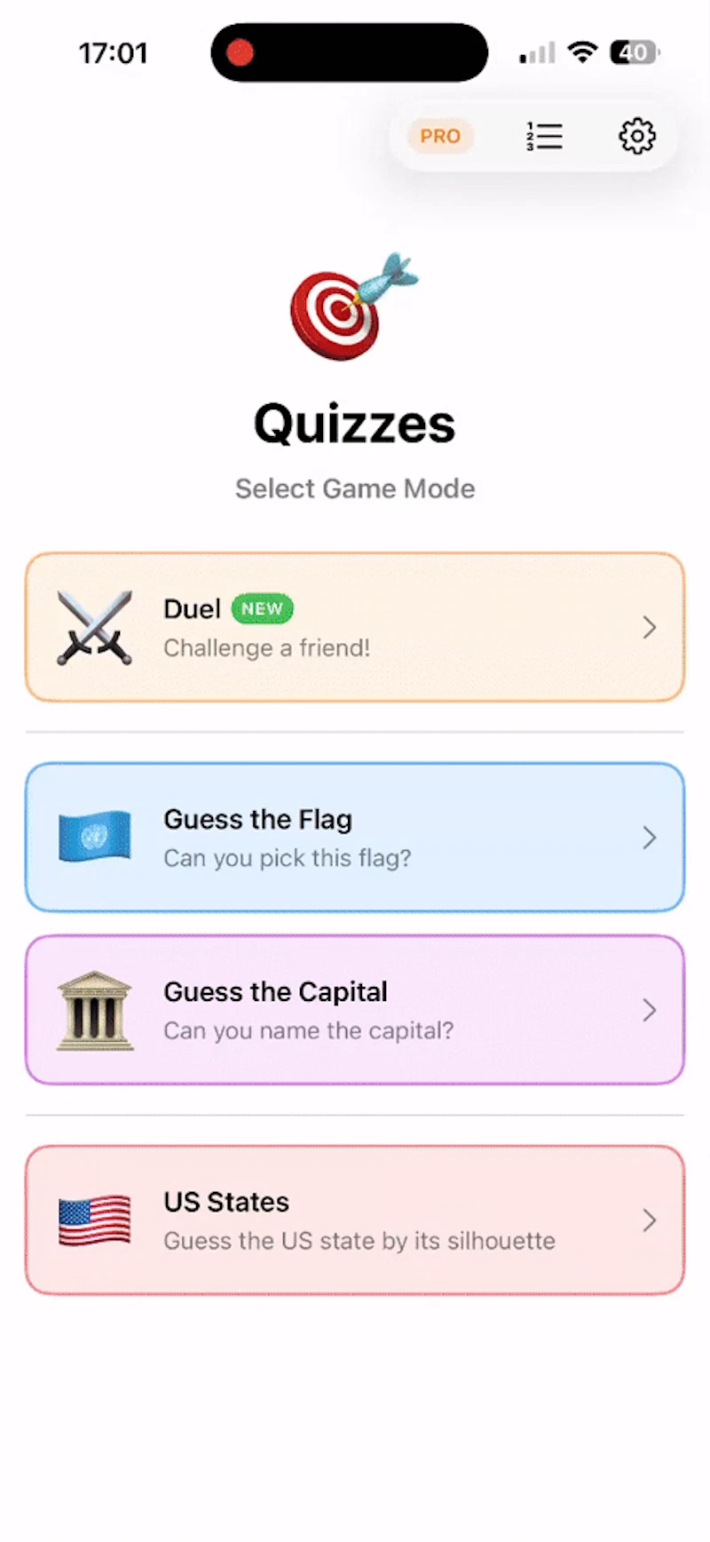 World Quiz — Geography screenshot 1 (video preview)
