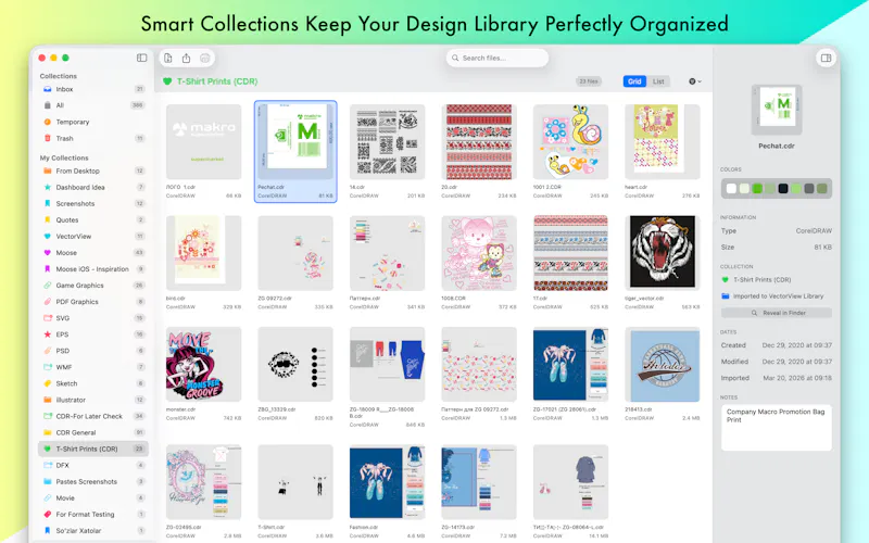 VectorView screenshot 2