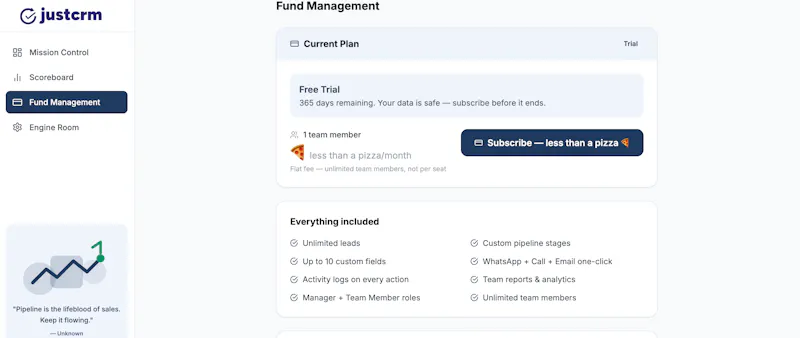 justcrm screenshot 9
