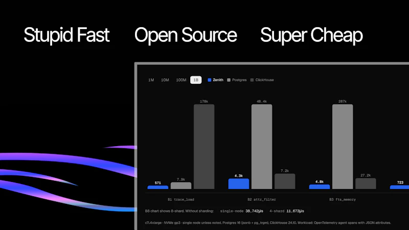 ZenithDB screenshot 2