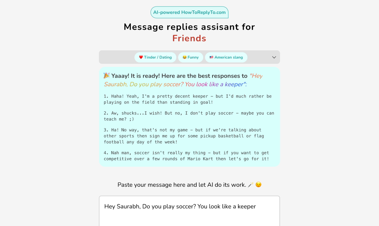HowToReplyTo.com - 모든 메시지에 대해 AI 구동 응답 미디어 5