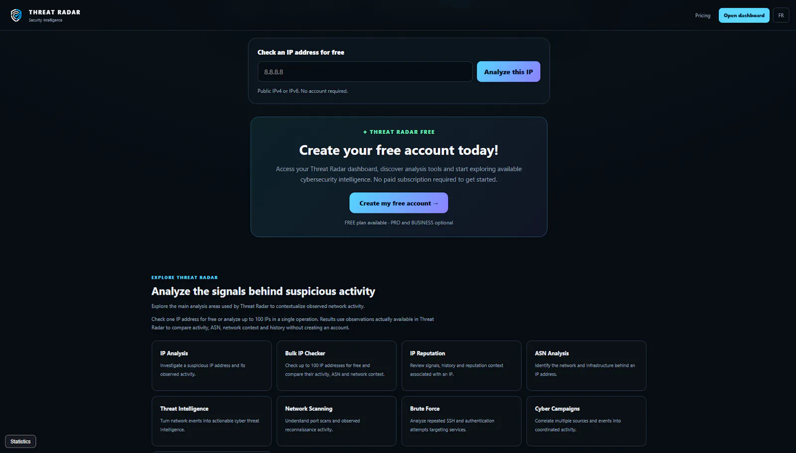 Threat Radar screenshot 2