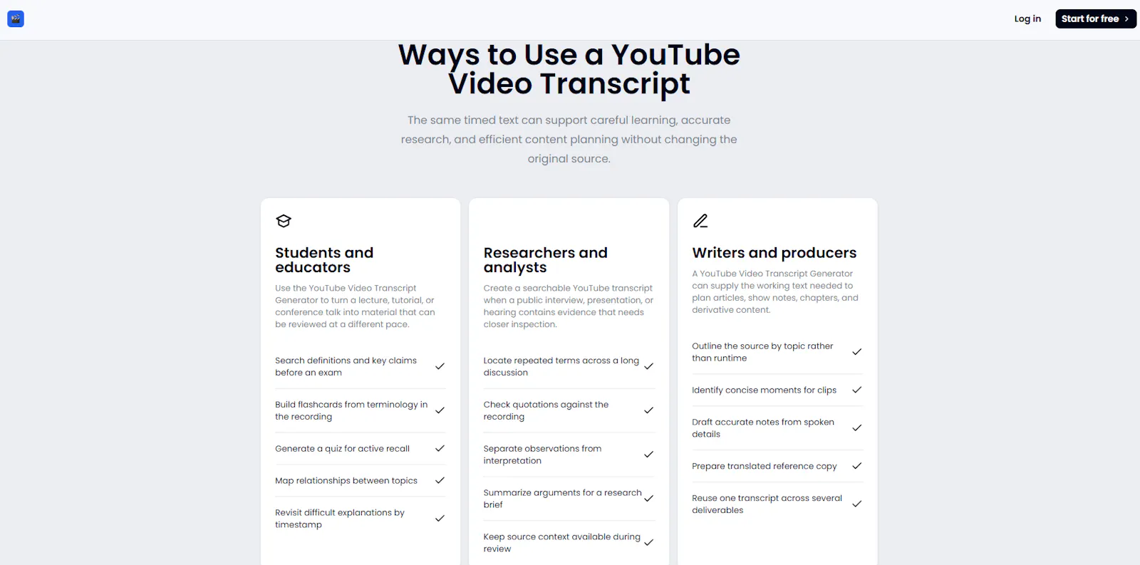 TranscriptVideo screenshot 3