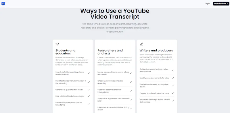 TranscriptVideo screenshot 3