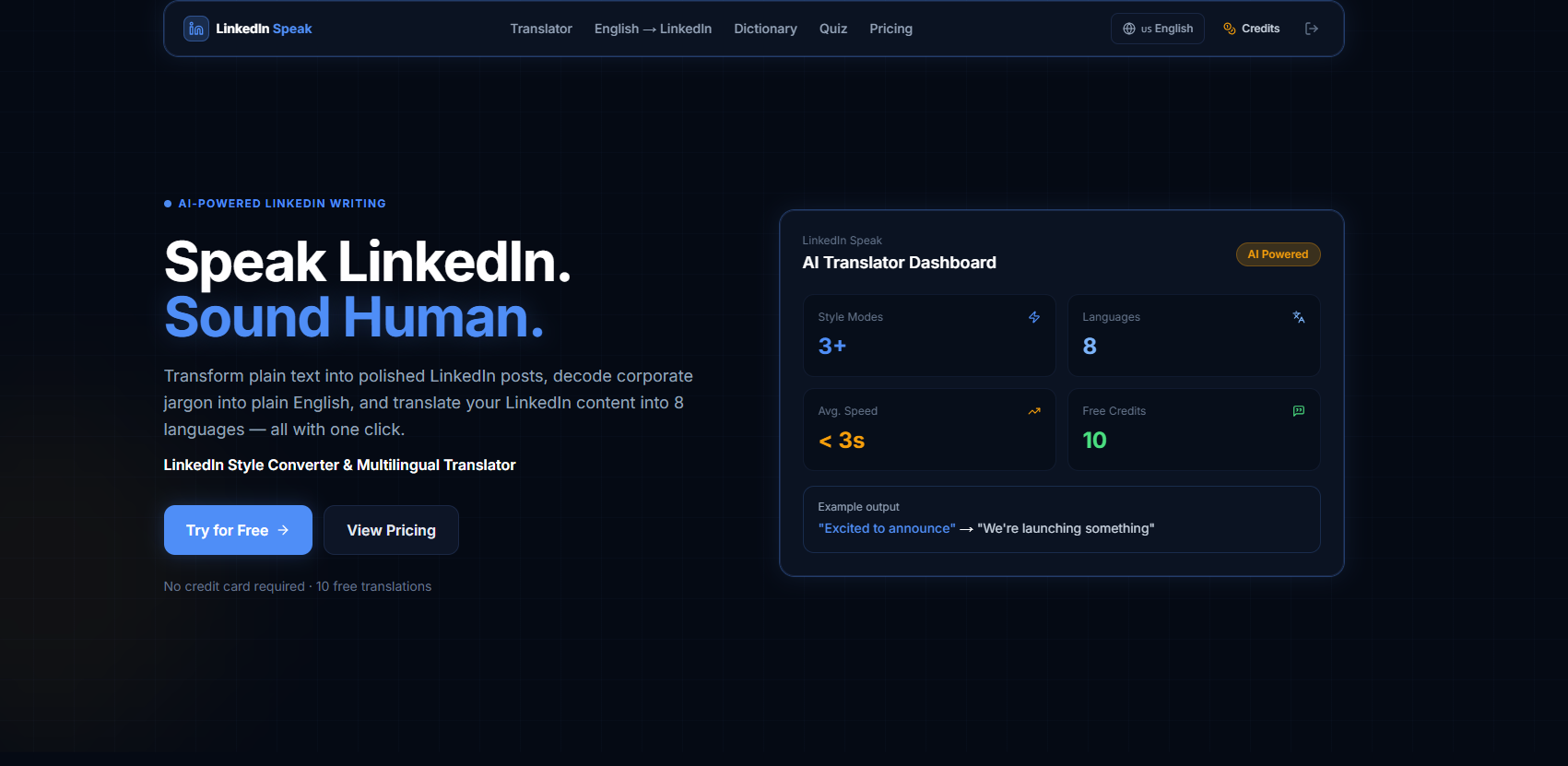 LinkedIn Speak gallery image