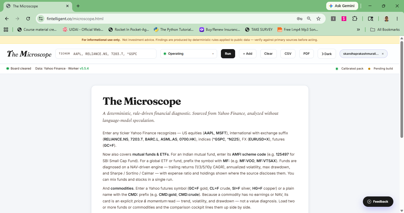 Microscope - Investment Analytics gallery image