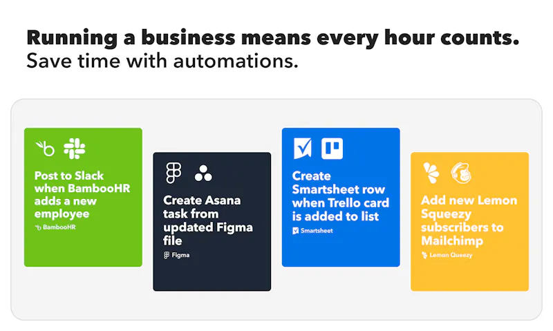 New small business tools by IFTTT screenshot 2