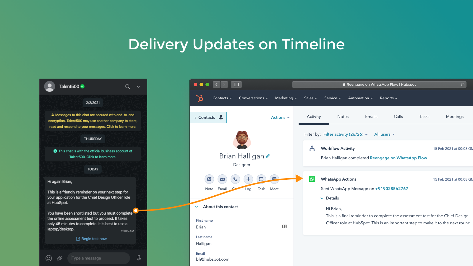 WhatsApp Actions for HubSpot gallery image