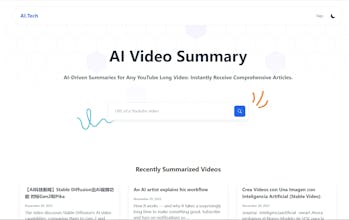 Ai Video Summary .top gallery image