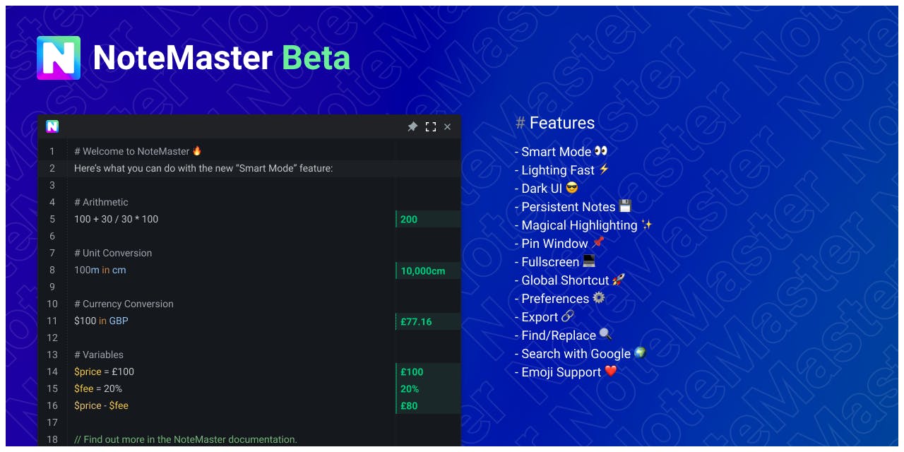NoteMaster Beta media 2