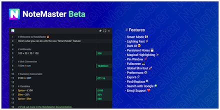 NoteMaster Beta gallery image