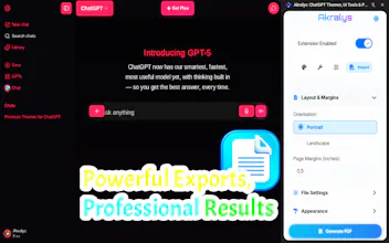 ChatGPT Custom Premium Themes & UI Tools gallery image