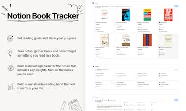 Ultimate Notion Book Tracker gallery image