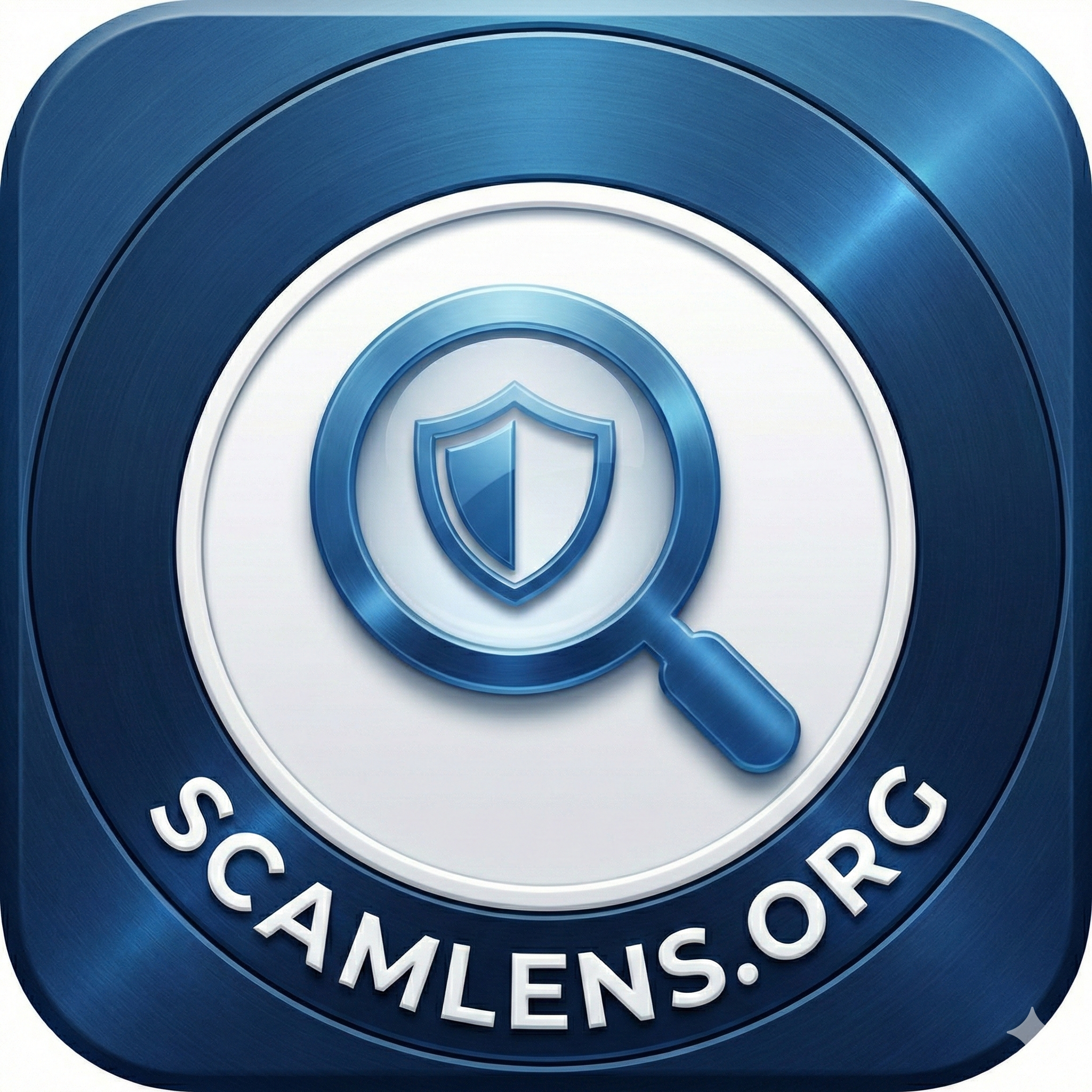 ScamLens - Product Hunt launch logo and brand identity