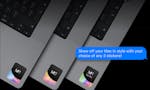 Mac Inside - holographic sticker image