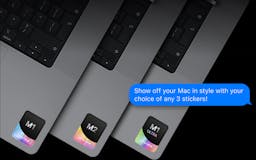 Mac Inside - holographic sticker media 1