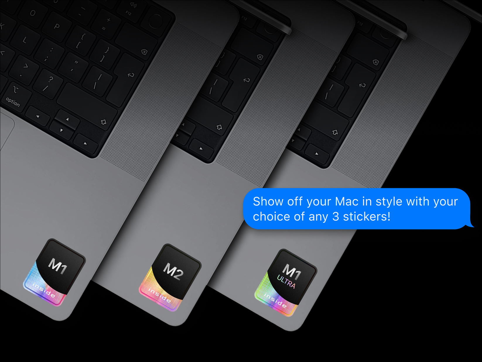 Mac Inside - holographic sticker media 1