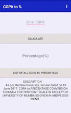 CGPA SGPA to Percentage Converter gallery image