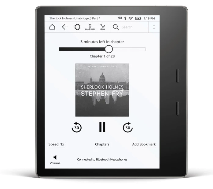 Amazon's new Kindle Oasis to feature Audible intergration