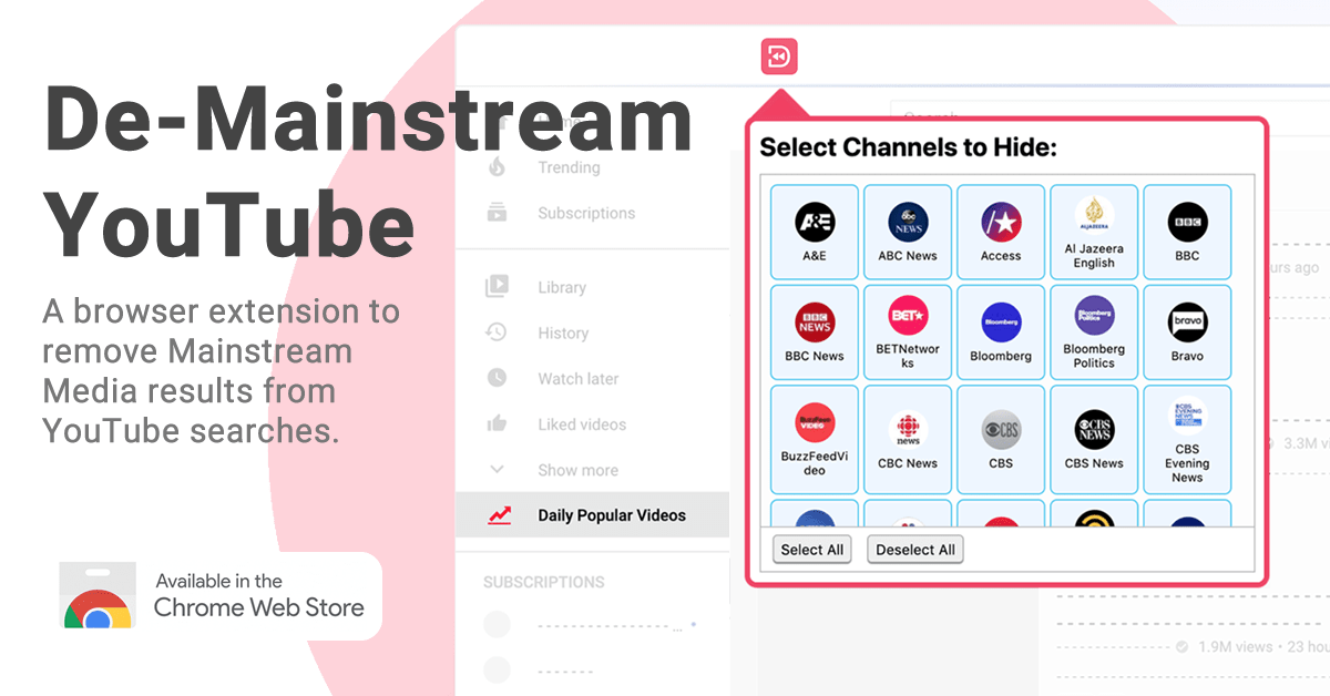 De-Mainstream YouTube™ gallery image